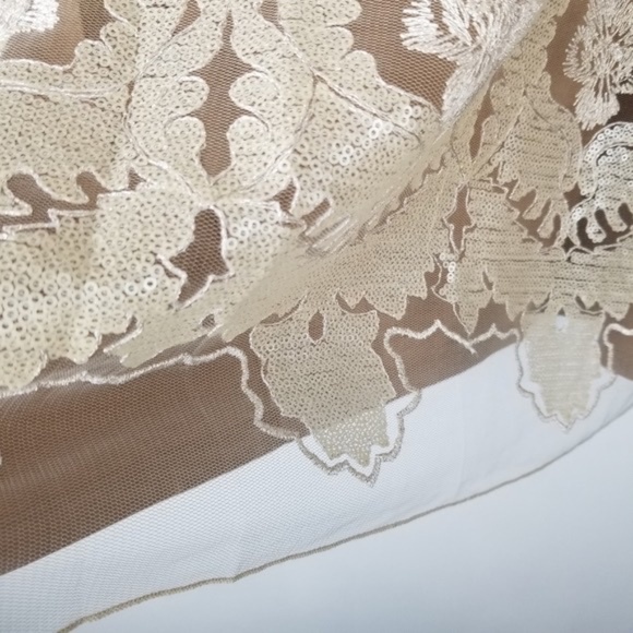 Chico's Lace Embroidered Sequin Embellished Tank - Picture 9 of 11